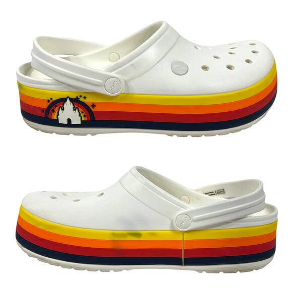 Crocs x Disney Parks Fantasyland Castle Platform Clog W10/M8 Disneyland Twee - Picture 2 of 13